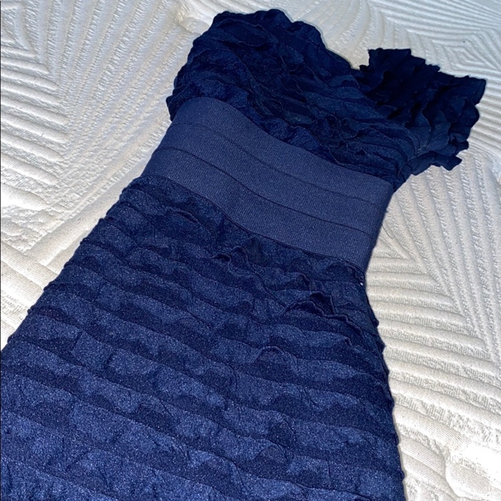 Off shoulder elastic waist dress